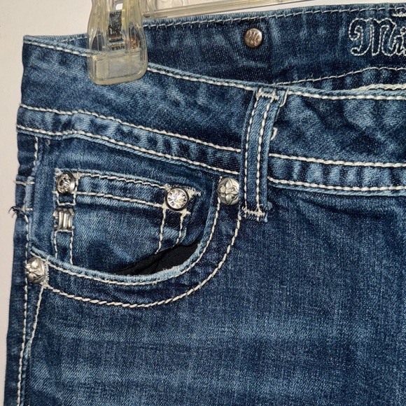 Miss Me Dark Blue Boot Cut Jeans - Picture 8 of 11